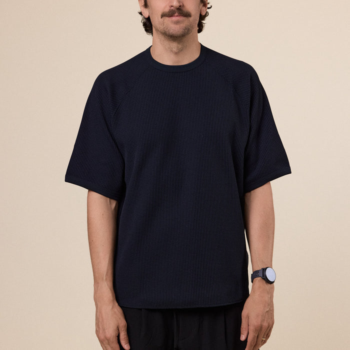 Goldwin - Waffle Light T-Shirt - Black