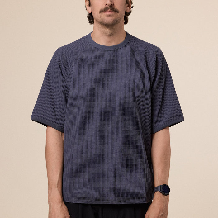 Goldwin - Waffle Light T-Shirt - Cloud Grey