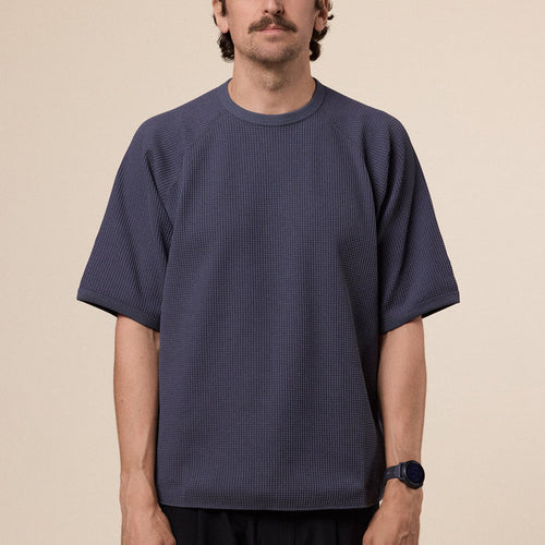 Goldwin - Waffle Light T-Shirt - Cloud Grey