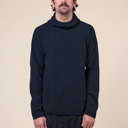 Goldwin - Waffle Long Sleeve Hoodie - Black