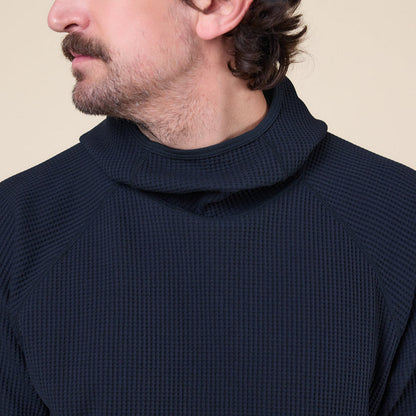 Goldwin - Waffle Long Sleeve Hoodie - Black