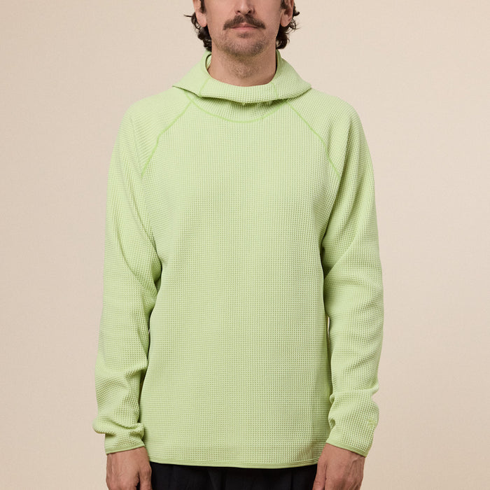 Goldwin - Waffle Long Sleeve Hoodie - Usuyanagi