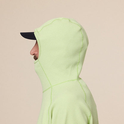 Goldwin - Waffle Long Sleeve Hoodie - Usuyanagi