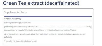 Green Tea Extract 60 capsules by Pure Encapsulations