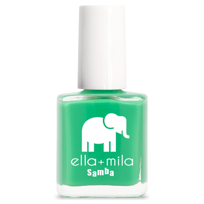 Green with Frenzy minty jade green nail polish bottle – ella+mila