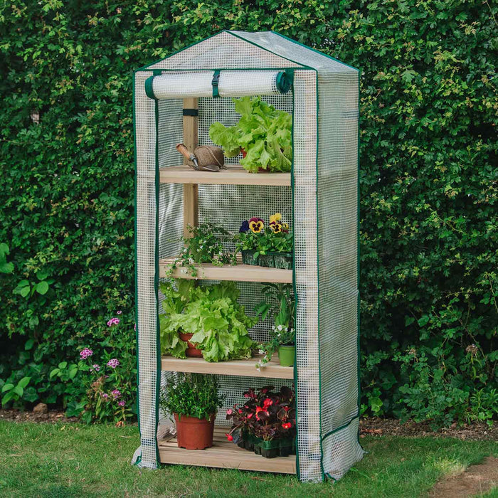 Grow It Premium 4 Tier Wooden Growhouse
