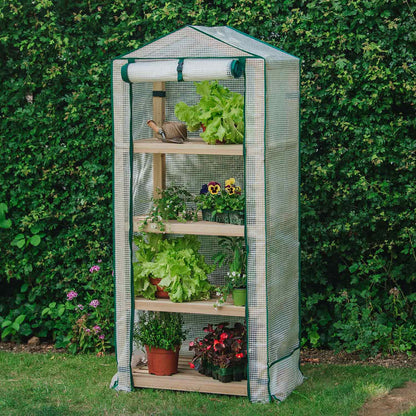 Grow It Premium 4 Tier Wooden Growhouse