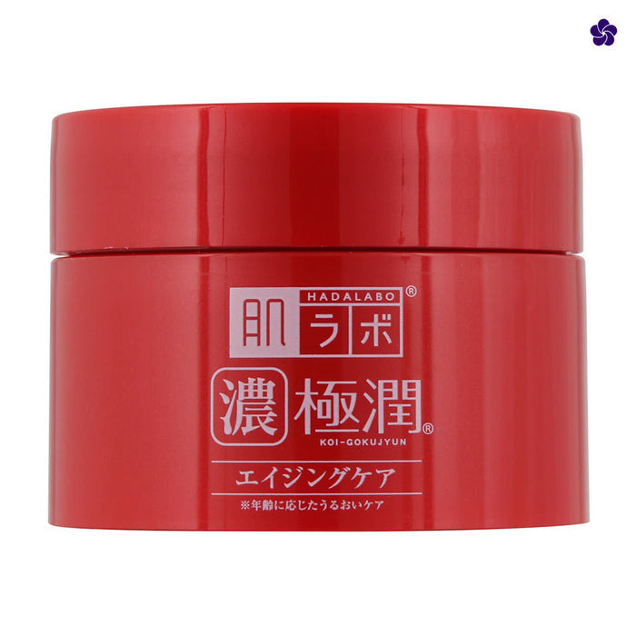 Hada Labo Aging Care Hari Perfect Gel 100gr jar. Buy best Japanese cosmetics at Murasaki Cosmetics Netherlands Europe. Anti-aging skincare