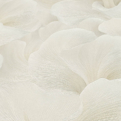 Halie Cream Abstract Floral Petal Wallpaper Home Improvement