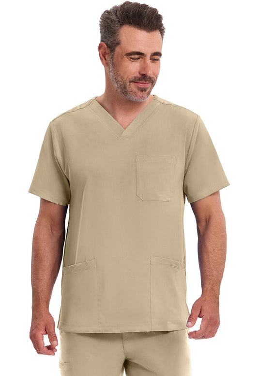 Healing Hands HH Works Mens Mathew V-Neck Scrub Top