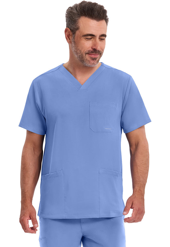 Healing Hands HH Works Mens Mathew V-Neck Scrub Top