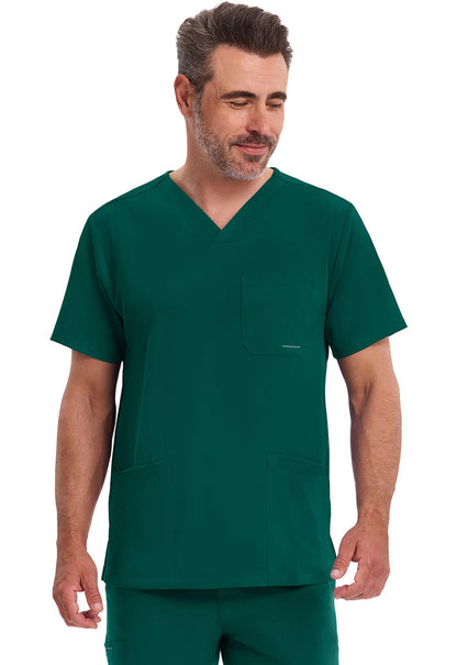 Healing Hands HH Works Mens Mathew V-Neck Scrub Top