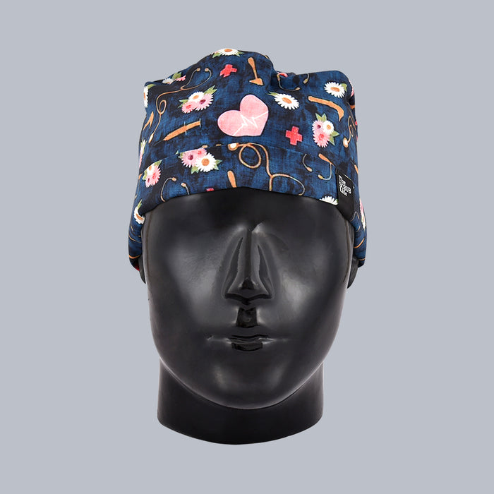 Heart N Steth Female Bun Cap 010