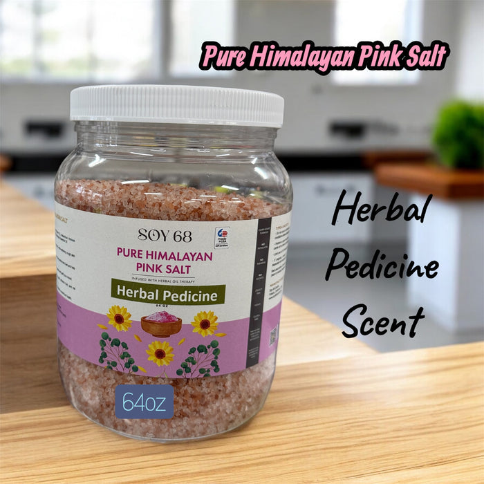 Herbal Pedicure Spa - 5 Steps - Natural Herbal Ingredients Made in USA