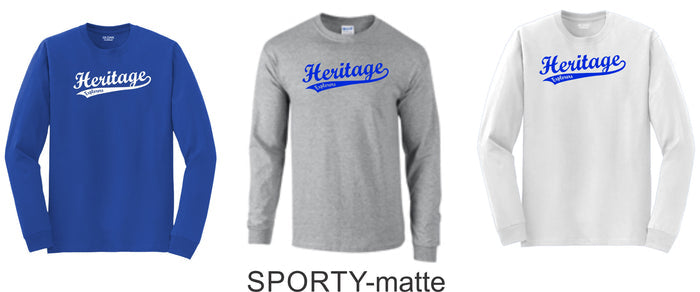 Heritage Long Sleeve Tee- Unisex and Youth Sizes-3 designs