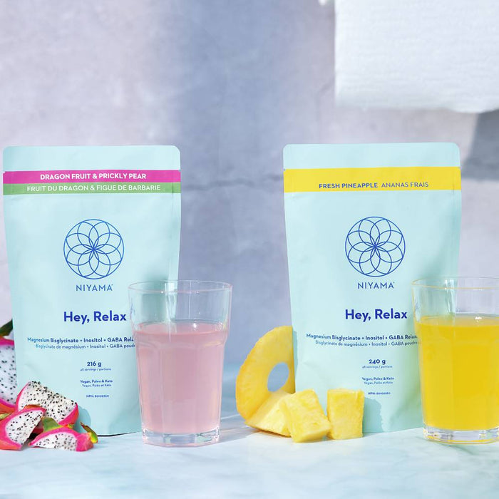 Niyama Wellness-Hey Relax! Magnesium Bisglycinate + Inositol + Gaba Relaxation Powder - Dragon Fruit & Prickly Pear-Wellness-04_PDP_NIYAMA_HEYRELAXDRAGONFRUIT_PINEAPPLE_f3fc4784-062a-434d-9d6e-6a6c979c30b4-The Detox Market |