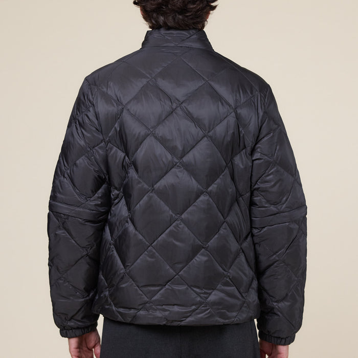Hiking Patrol - Base Light Down Zip Off Jacket - Charcoal Black