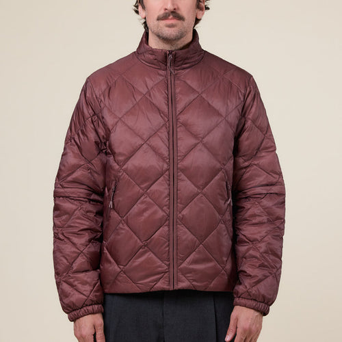 Hiking Patrol - Base Light Down Zip Off Jacket - Maroon