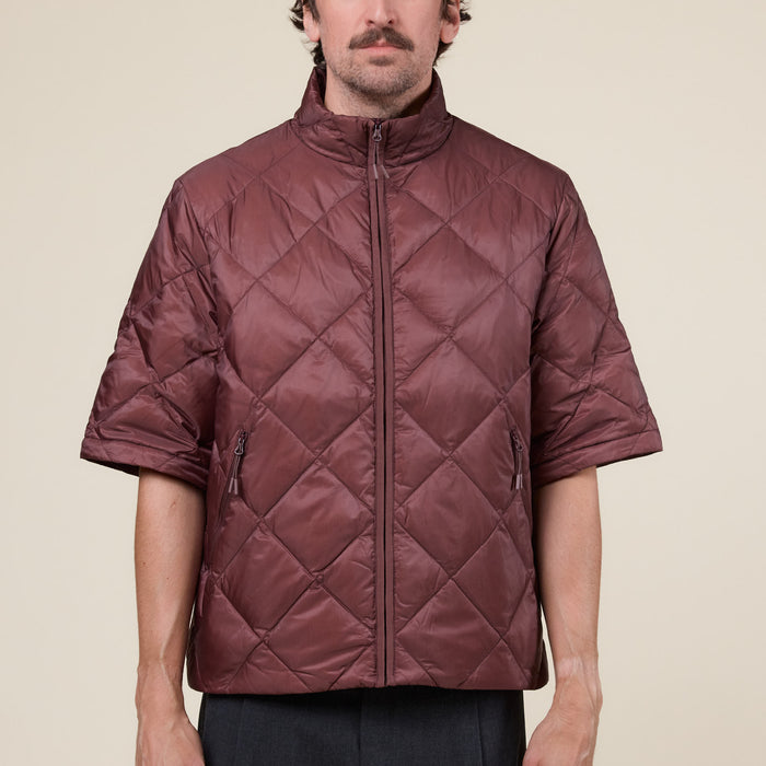 Hiking Patrol - Base Light Down Zip Off Jacket - Maroon