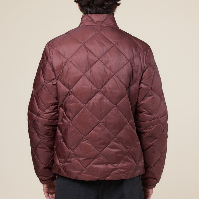Hiking Patrol - Base Light Down Zip Off Jacket - Maroon