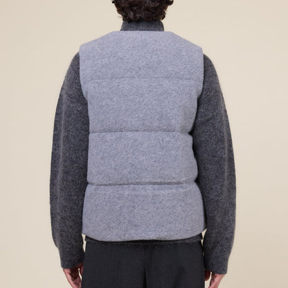 Hiking Patrol - Element Texture Down Vest Jacket - Grey