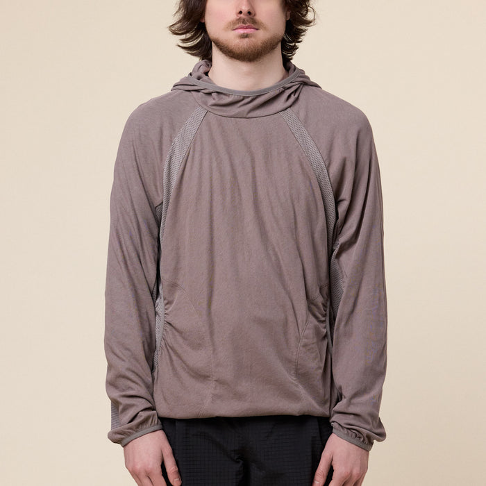 Hiking Patrol - Orbit Jersey Hooded Pullover - Walnut