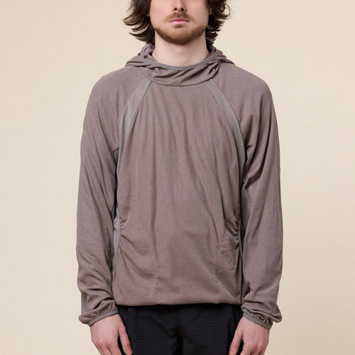 Hiking Patrol - Orbit Jersey Hooded Pullover - Walnut