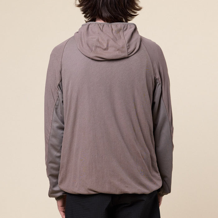 Hiking Patrol - Orbit Jersey Hooded Pullover - Walnut