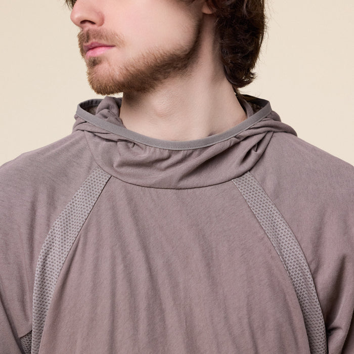 Hiking Patrol - Orbit Jersey Hooded Pullover - Walnut