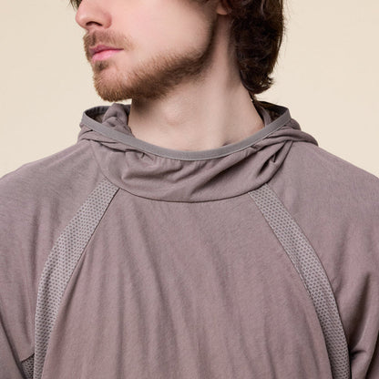 Hiking Patrol - Orbit Jersey Hooded Pullover - Walnut