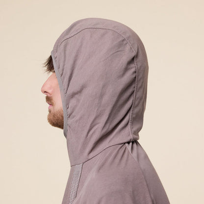 Hiking Patrol - Orbit Jersey Hooded Pullover - Walnut