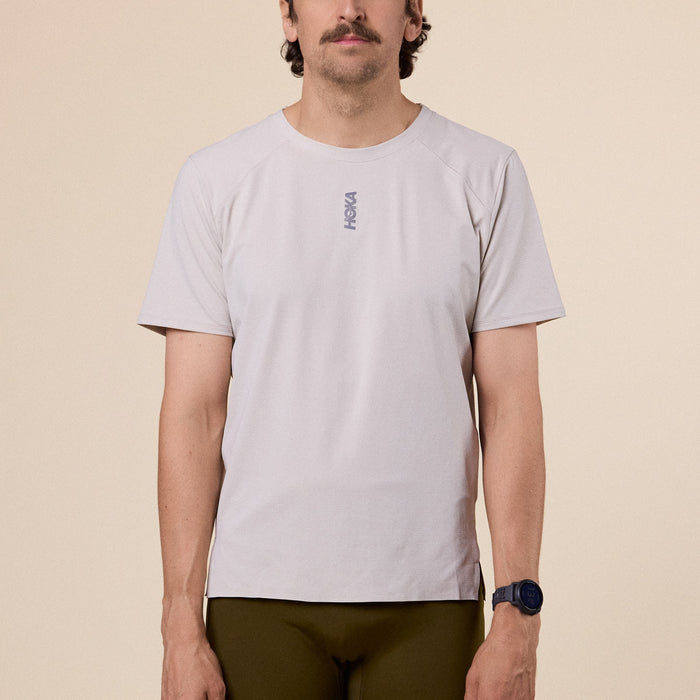 HOKA - EveryRun Short Sleeve - River Rock Grey