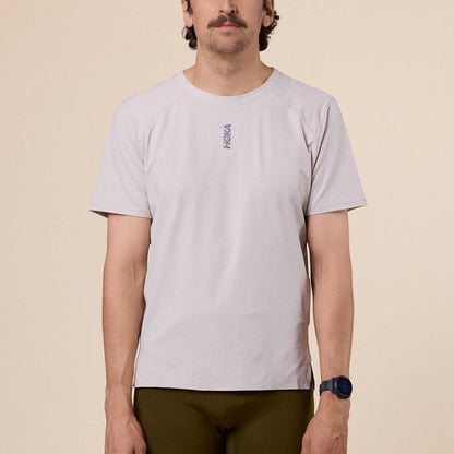 HOKA - EveryRun Short Sleeve - River Rock Grey