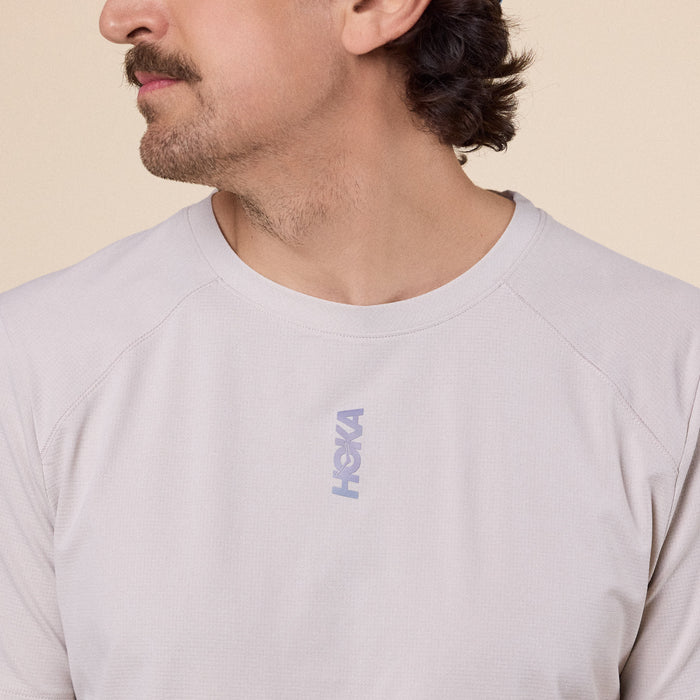 HOKA - EveryRun Short Sleeve - River Rock Grey