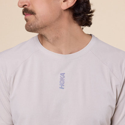 HOKA - EveryRun Short Sleeve - River Rock Grey