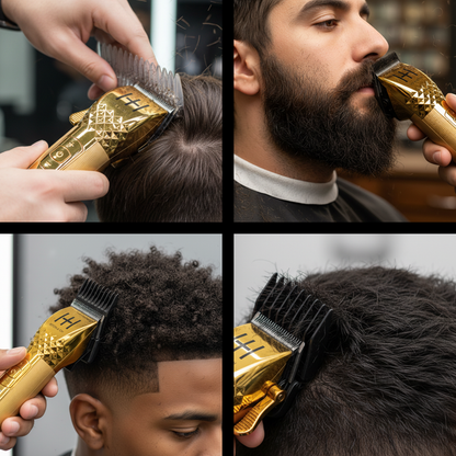 Hot & Hotter Professional Lithium Cordless Clipper, 1 Count, Gold
