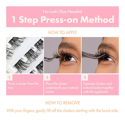 i Envy Press N Go Press-On Clusters Special Day Eyelash - ikatehouse