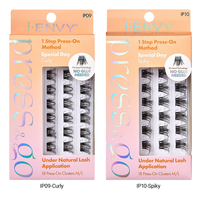 i Envy Press N Go Press-On Clusters Special Day Eyelash - ikatehouse