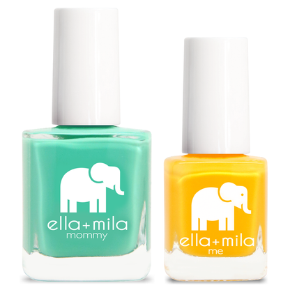 Mommy & Me set: I Mint It and Wheels on the Bus nail polish bottles – ella+mila
