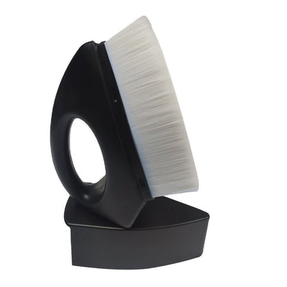 Iron Foundation Brush – Precision and Elegance for Flawless Makeup White hair EELHOE COSMETICS