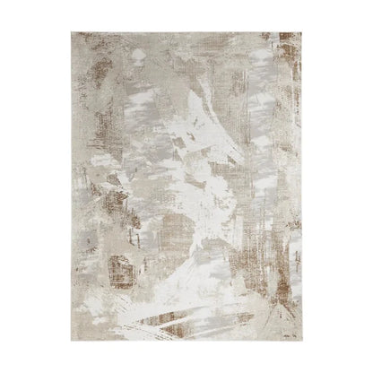 Isadora Greige Abstract Rug Textiles