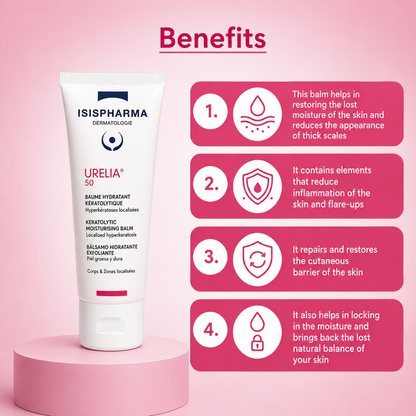 Isispharma Urelia 50 Keratolytic Moisturising Balm