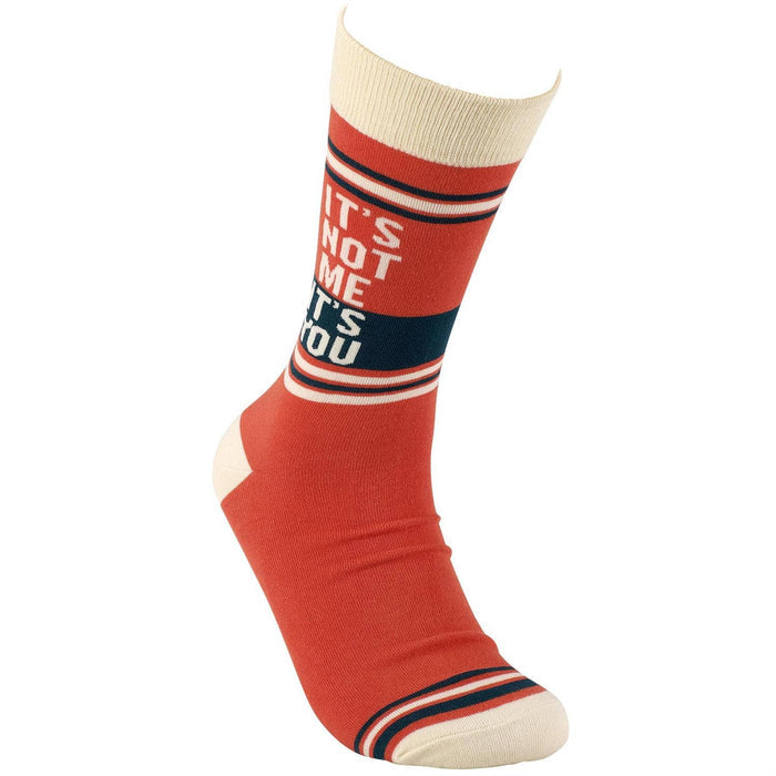 Questionables It's Not Me It's You Socks featuring playful printed design on soft fabric, perfect for casual wear.