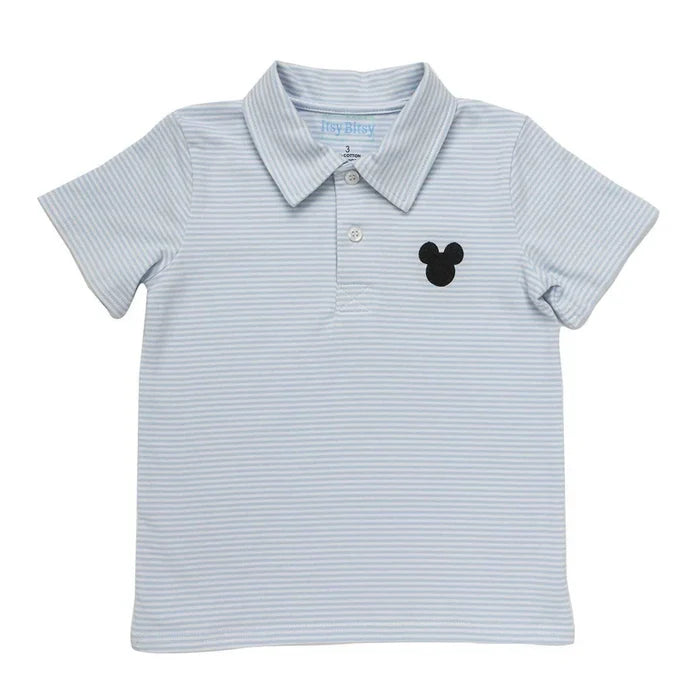 Itsy Bitsy Blue Magical Stripe Polo