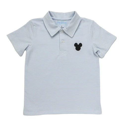 Itsy Bitsy Blue Magical Stripe Polo