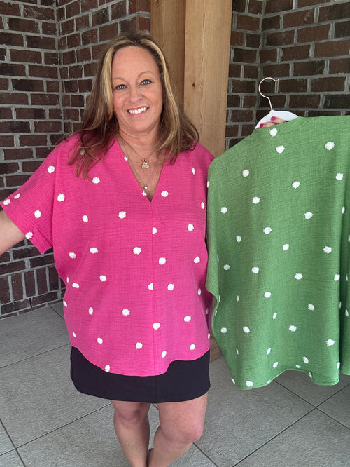 Jodifl Polka Dots Blouse