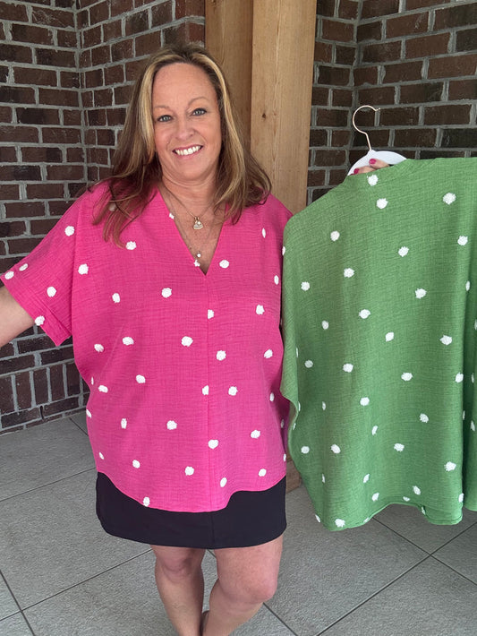 Jodifl Polka Dots Blouse