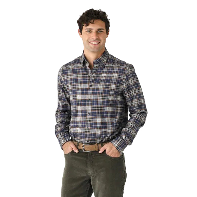 Johnnie O Men's Kamper Performance Flannel Shirt