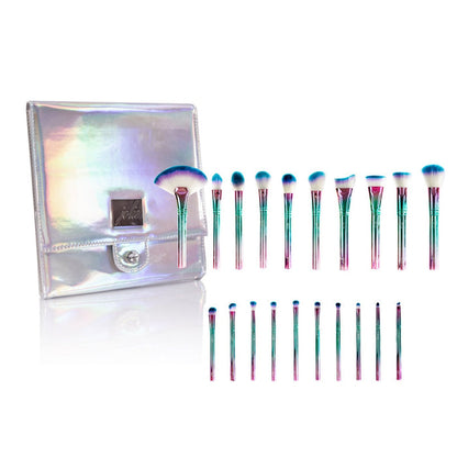 Jolie Beauty Mythical Dreamers Makeup Brush Set - 20 Professional Vegan Brushes