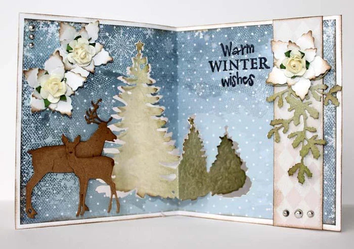 Joy! Crafts - Die - Deer. Available at Embellish Away located in Bowmanville Ontario Canada.. Example by Brand Ambassador.